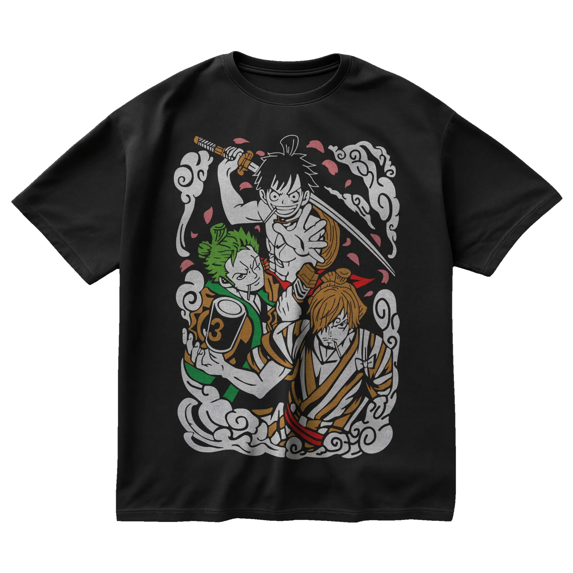 One Piece Samurai Crew T-Shirt | Wano-Style Anime Gear - Neoukiyo