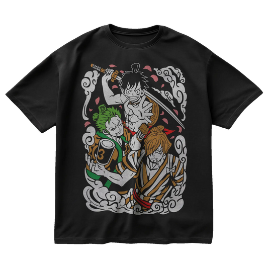 One Piece Samurai Crew T-Shirt | Wano-Style Anime Gear - Neoukiyo